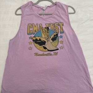 CMA FEST Sleveless Top Nashville Tennessee Size Xl